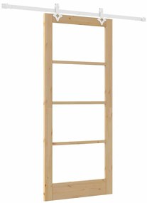 Conjunto de Porta Deslizante com Hardware vidaXL 86x198,5 cm Madeira M