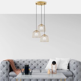 Chandelier Cat – Dourado Brilhante – 50 x 50 x 121 cm