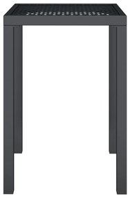 Mesa de jardim 50x50x72 cm aço antracite