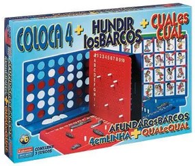 Jogo Falomir de Mesa Quatroem Linha+quem ? Quem+barcos