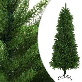 vidaXL Árvore de Natal artificial agulhas realistas 240 cm verde