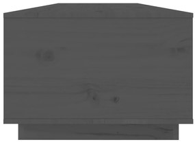 Mesa de centro 100x50x35 cm pinho maciço cinza