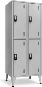 Cacifos Metálicos Duplo 4 Cacifos 1900x600x500mm Standard