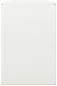 Suporte para lenha 100x40x60 cm aço branco