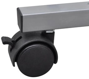 Secretária de Computador Acabamento em Preto com Prateleira de Puxar