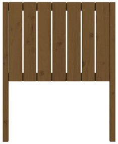 Cabeceira de cama 80,5x4x100 cm pinho maciço castanho mel