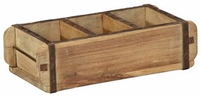 Conjuntos de bandejas vidaXL 4 pcs 30x14x9 cm Madeira Sólida Reclamada