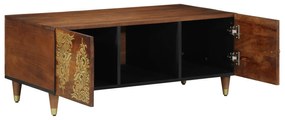 Mesa de Centro 100x54x40 cm Madeira Sólida de Manga