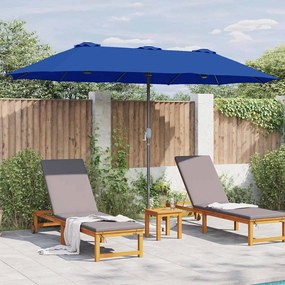 Guarda-sol de Jardim Azul 380 x 196 x 235 cm