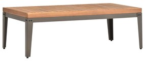 Mesa de centro p/ jardim 110x55x36 cm madeira de acácia maciça