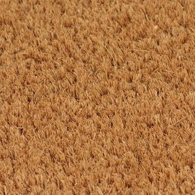 Tapete de porta 50x80 cm fibra de coco tufada natural