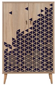 Armário Multiuso Multibox – Carvalho Sonoma – 80x127x36 cm