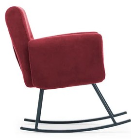 Cadeira de Balanço Kono – Bordeaux – 86x50x50 cm