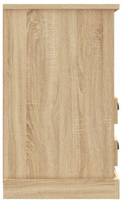 Mesas de cabeceira 2 pcs 43x36x60 cm cor carvalho sonoma