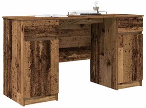 mesa vidaXL madeira antiga 140x49x76 cm madeira engenheirada