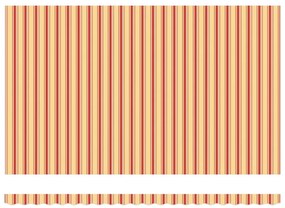 Toldo Retrátil Manual em Amarelo e Laranja 500 x 350 cm