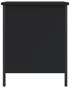 Banco de arrumação 40x42,5x50 cm derivados de madeira preto