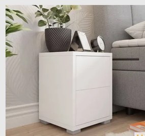 Mesa Cabeceira Gesita N2SZ (30cm | 2 gavetas | Melamina DM)