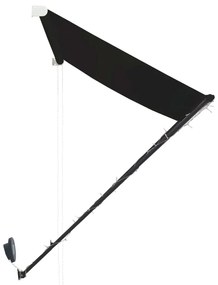 Toldo retrátil com LED 300x150 cm antracite