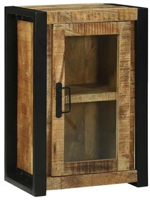 vidaXL Armário de casa de banho 40x30x60 cm de madeira maciça em mangueira áspera