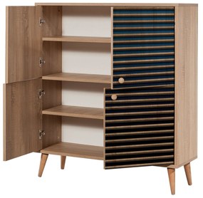 Armário Multiusos Multilux – Carvalho Sonoma – 95x111x36 cm