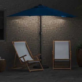 Guarda-sol de Jardim Azul 294 x 150 x 223 cm tecido