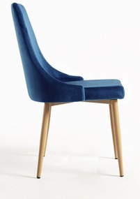 Pack 6 Cadeiras Stoik Wood - Azul