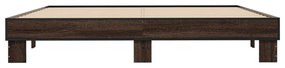 Estrutura de cama 200x200cm derivados madeira/metal