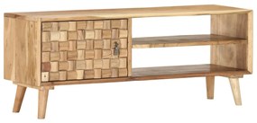 Móvel de TV 100x35x40 cm madeira de acácia maciça