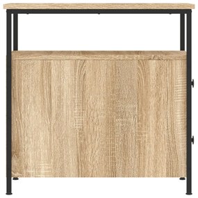 Mesa de cabeceira 30x60x60 cm derivados madeira carvalho sonoma