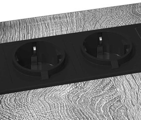Mesa-de-cabeceira Cinza sonoma 41.5 x 26 x 60.5 cm