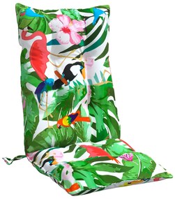 Almofadões p/ cadeira encosto alto 6 pcs tecido oxford multicor
