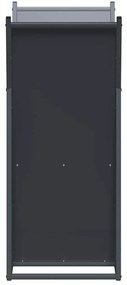 Suporte para lenha 69,5x35x81 cm aço laminado a frio antracite
