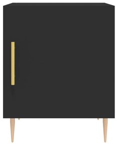 Mesa de cabeceira 40x40x50 cm derivados de madeira preto