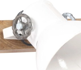 Candeeiro de parede industrial 45x25 cm E27 branco