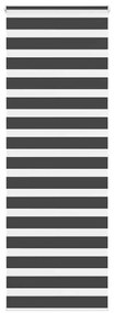 vidaXL Cortina de zebra 85x200 cm largura do tecido 80,9 cm poliéster
