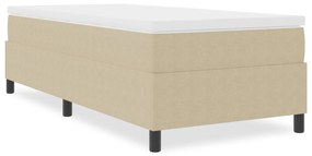 Cama Box vidaXL Verde Claro Cinza 90x200 cm em Tecido de Corduroy