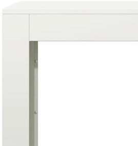 Suporte para lenha 100x40x60 cm aço branco