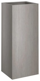 Vaso/floreira 32x29x75 cm aço corten