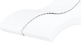 Colchão de espuma 200x200 cm dureza H2 H3 branco
