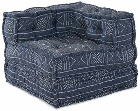 vidaXL Almofada Azul 70 x 70 x 54 cm Poliéster