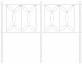 Cabeceira de cama 120 cm metal branco