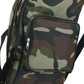 Saco para cana de pesca 150 cm tecido oxford camuflagem verde