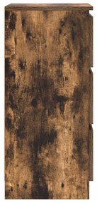 Aparador 37,5x35x76 cm derivados de madeira carvalho fumado
