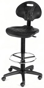 Cadeira Alta de Trabalho Polipropileno C/ Apoio de Pés Peru (Cadeiras de Escritório / Estirador)