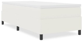 Cama Box vidaXL Creme 80x200 cm Tecido Cotelê