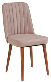 Conjunto de Mesa de Jantar Extensível Vina – Nogueira – Mesa: 129x75x8