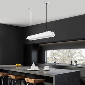 Candeeiro de Teto Ens – Branco – 109 cm de Largura