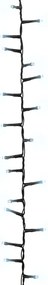 Cordão de luzes compacto 2000 luzes LED 45 m PVC branco frio