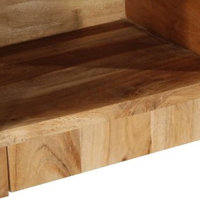 Mesa de cabeceira 50x27x50 cm madeira de acácia maciça